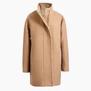 J. Crew Factory City Coat, Heather Acorn, 4 Petite, NWOT